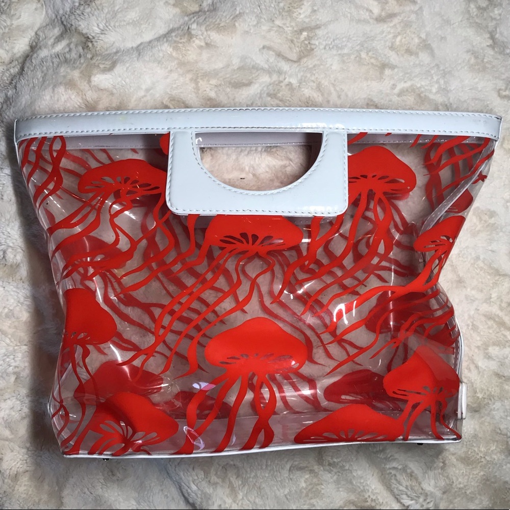 Kate Spade Kei Jellyfish Clear Beach Tote